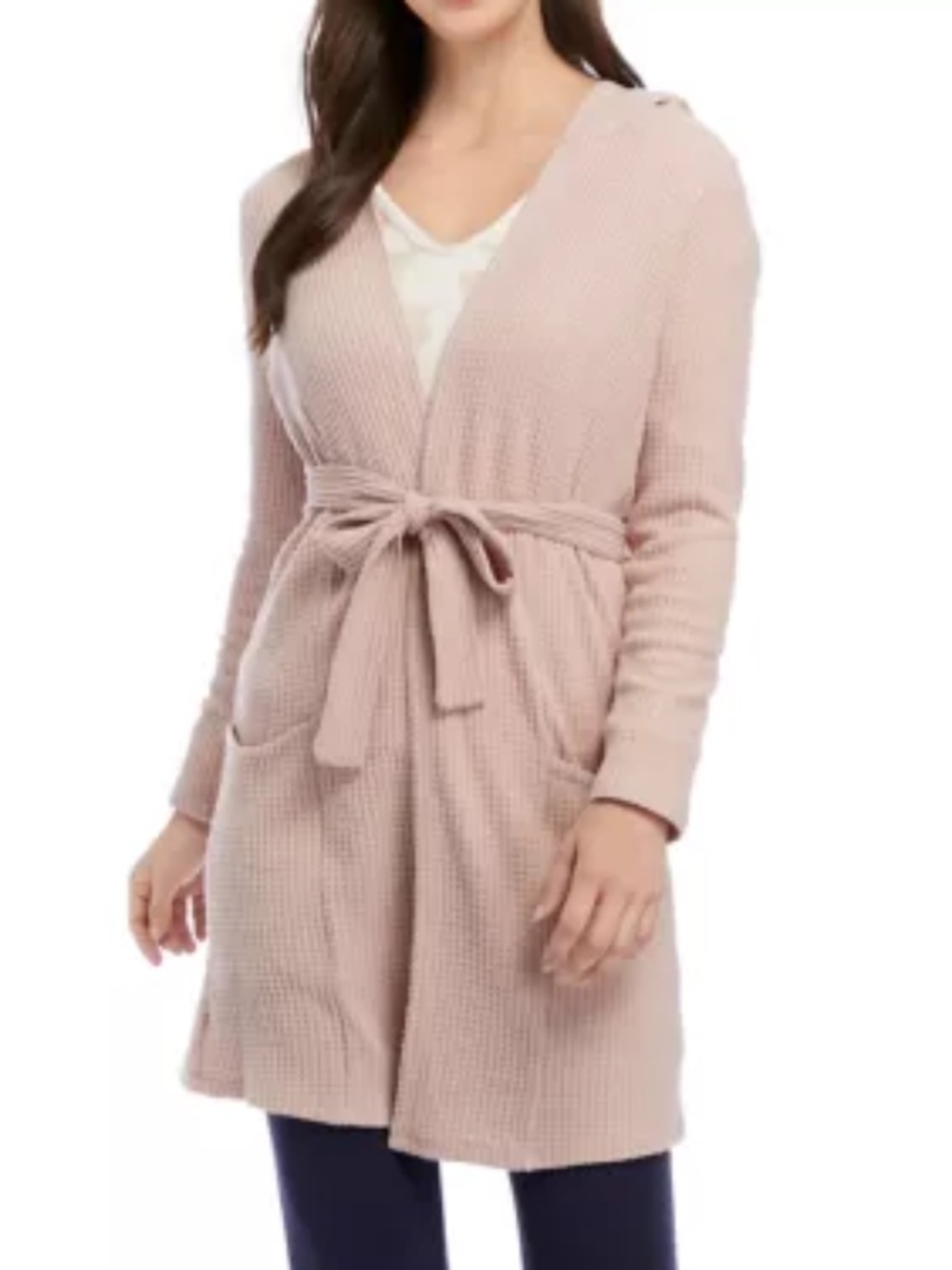 love, Fire Pink Waffle Waffle Robe